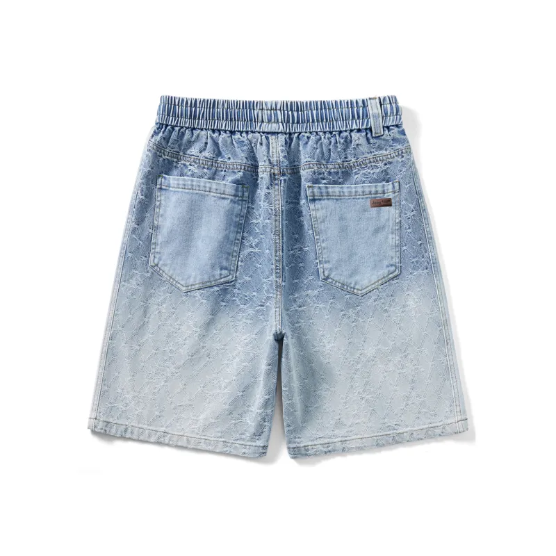 Jeep Denim Shorts Unisex Light Blue-1