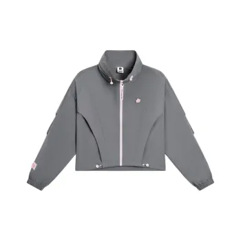 XTEP Trench Coat Women's Downpour Gray