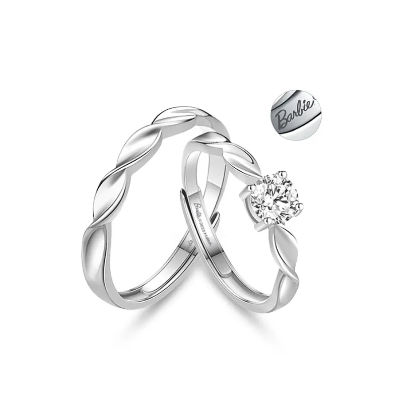 Barbie 999 Fine Silver Rings Unisex-0