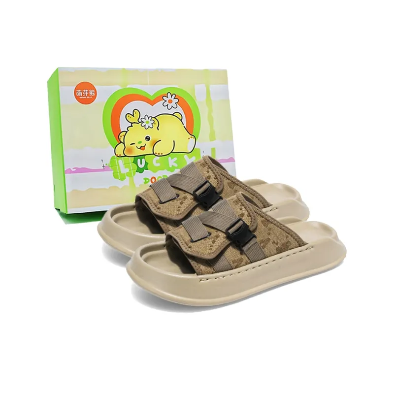 Budding Bear Odor Resistant Slide Slippers Men's-0
