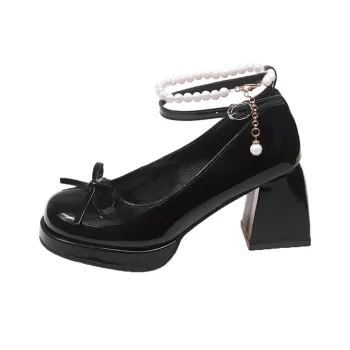 Dawei's House Chunky Heel High Heels Women's