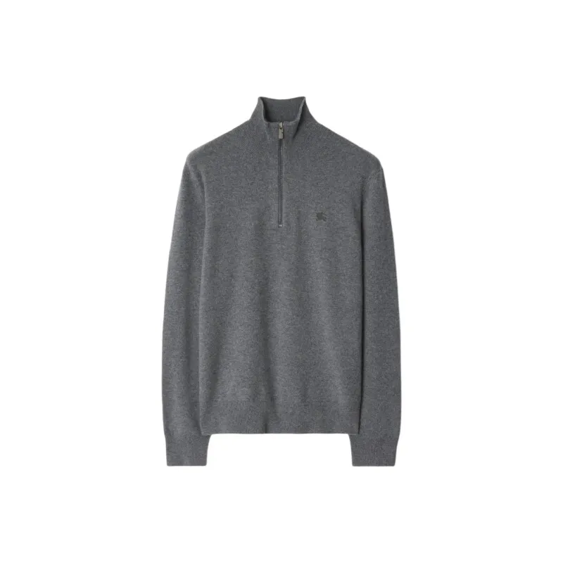 Burberry SS25 Cashmere Sweater Men's Gray-0