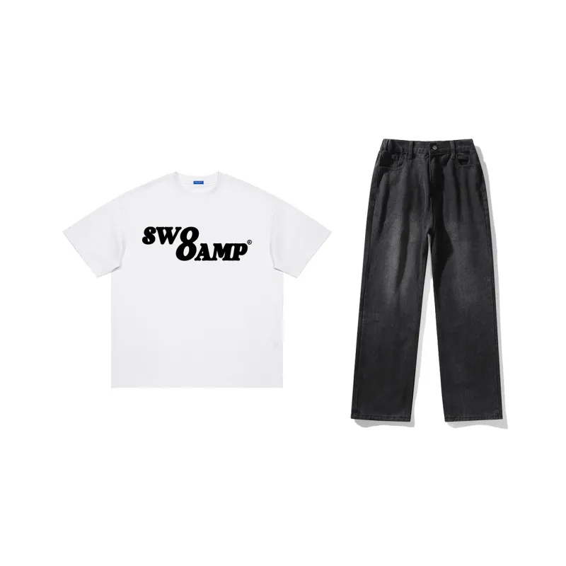SWAMP AREA Casual Sportswear Unisex-14