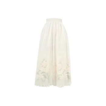 SNBL Casual Long Skirts Women's Apricot