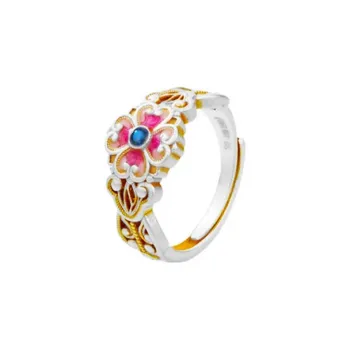 YUOFFICIAL 999 Fine Silver Rings Unisex