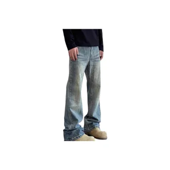 NVRFRGT Jeans Unisex Washed Blue