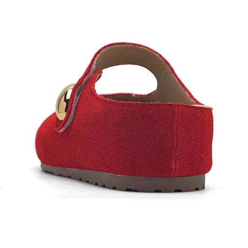 UNCLEWEN Rubber Sole Abrasion Resistant Slip Resistant Closed Toe Slippers Women's-14