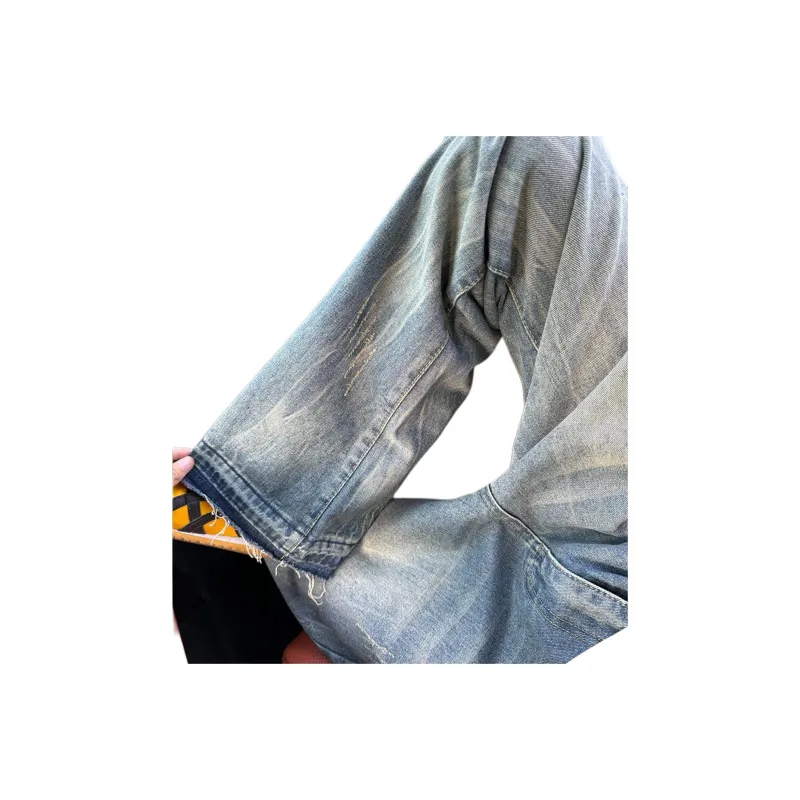 HELEH Jeans Unisex Vintage Blue-4