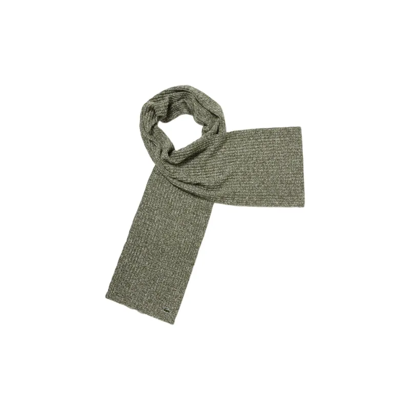 LACOSTE Wool, Acrylic Knit Scarves Men's Khaki Olive-0