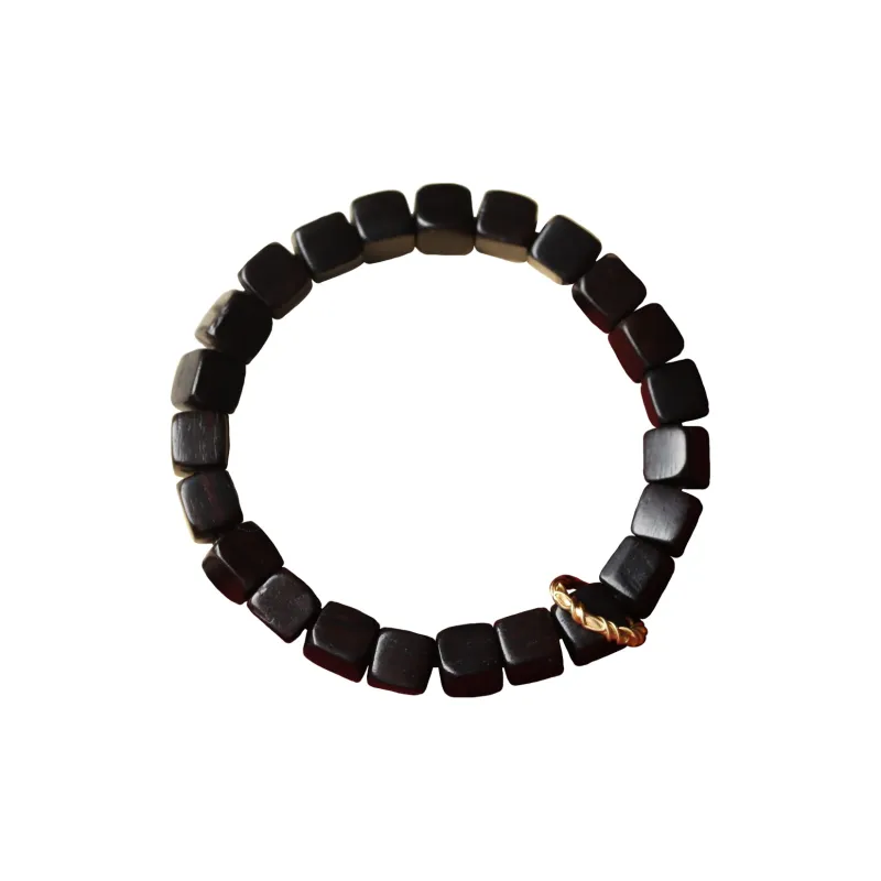 FANGYUANXIAOFU African Blackwood Bracelets Unisex-0