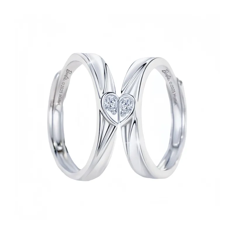 Barbie S925 Silver Rings Unisex Silver-0