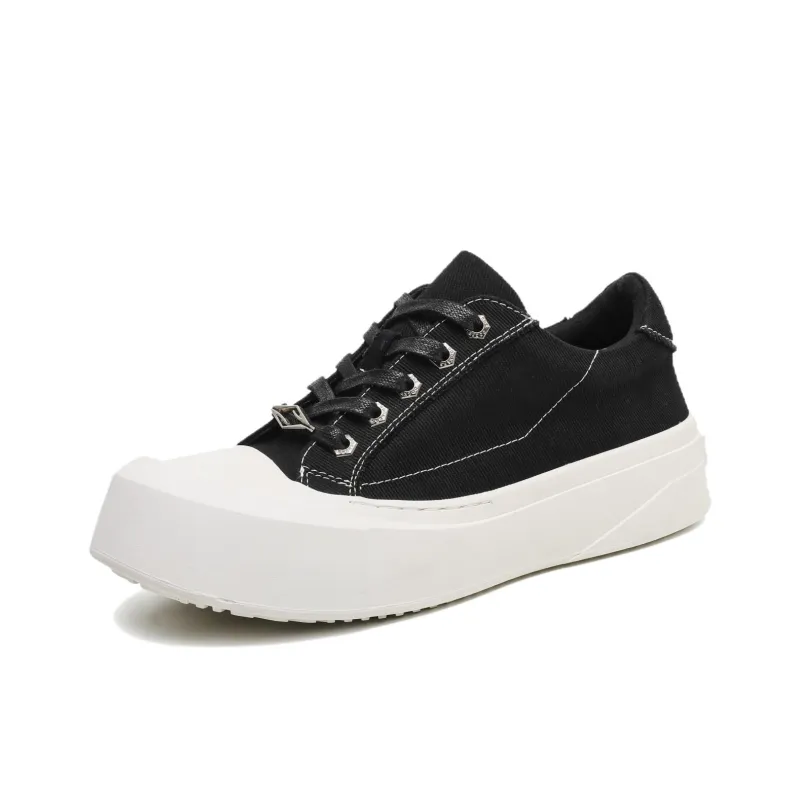 BARDILEV Low Top Skateboard Shoes Men's Black-1