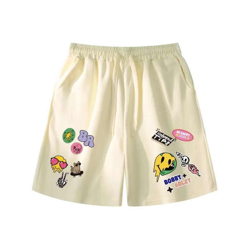 BOBBY ABLEY Casual Shorts Unisex-6