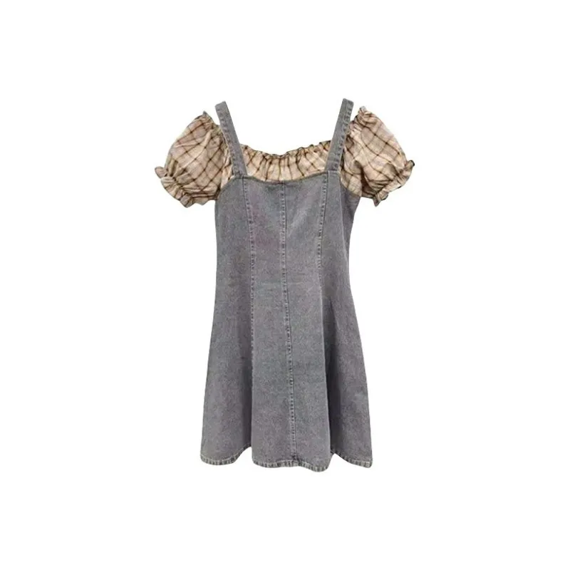 DOSOHEB Short Sleeved Dress Women's-1