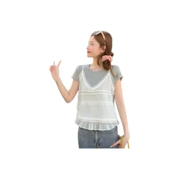 Flowers In Water T Shirt Women's