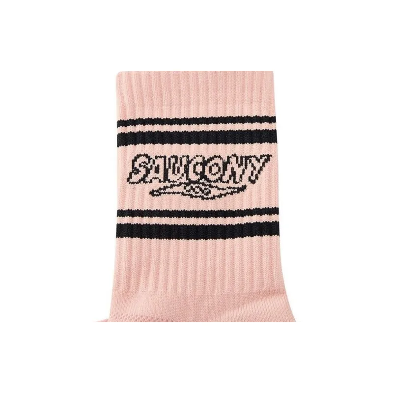Saucony Mid Calf Socks Unisex 1 Pack Su Plum Pink-2