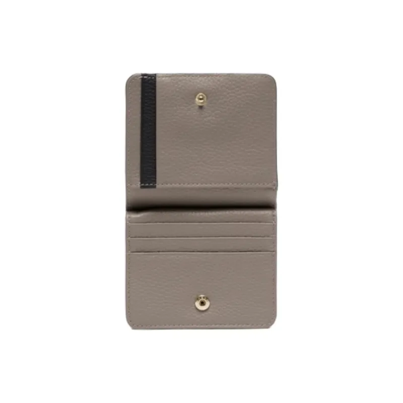 LACOSTE Leather Wallet Women's Black-2