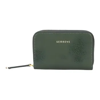 SENREVE Genuine Leather Wallets Card Holders Women's Forest Green