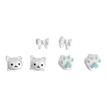 MIDNIGHT MOMENT Alloy Stud Earrings Women's