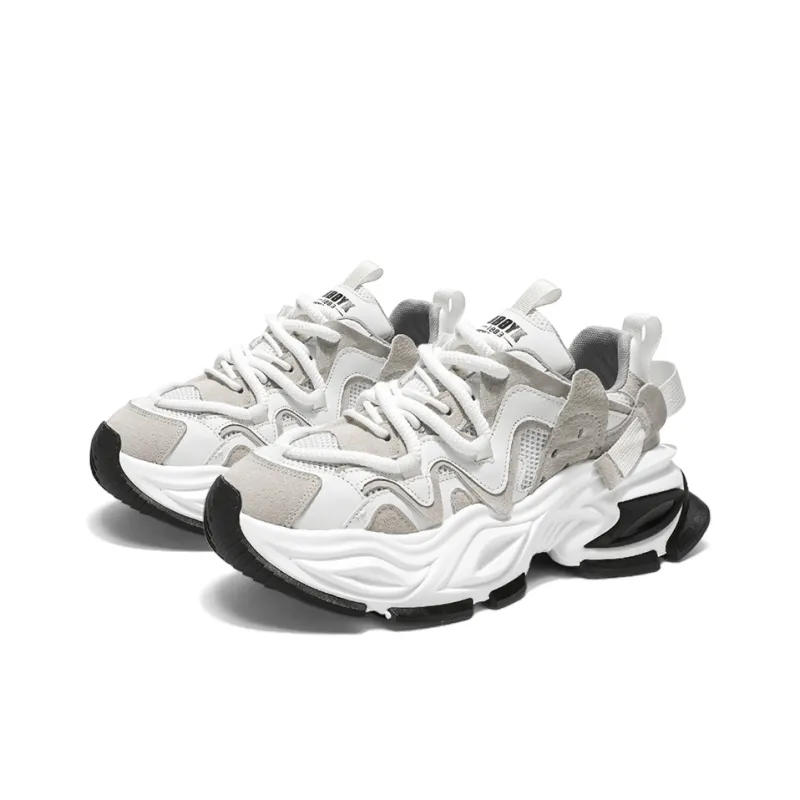 HACKBUTEER Low Top Chunky Sneakers Men's Box Included-13