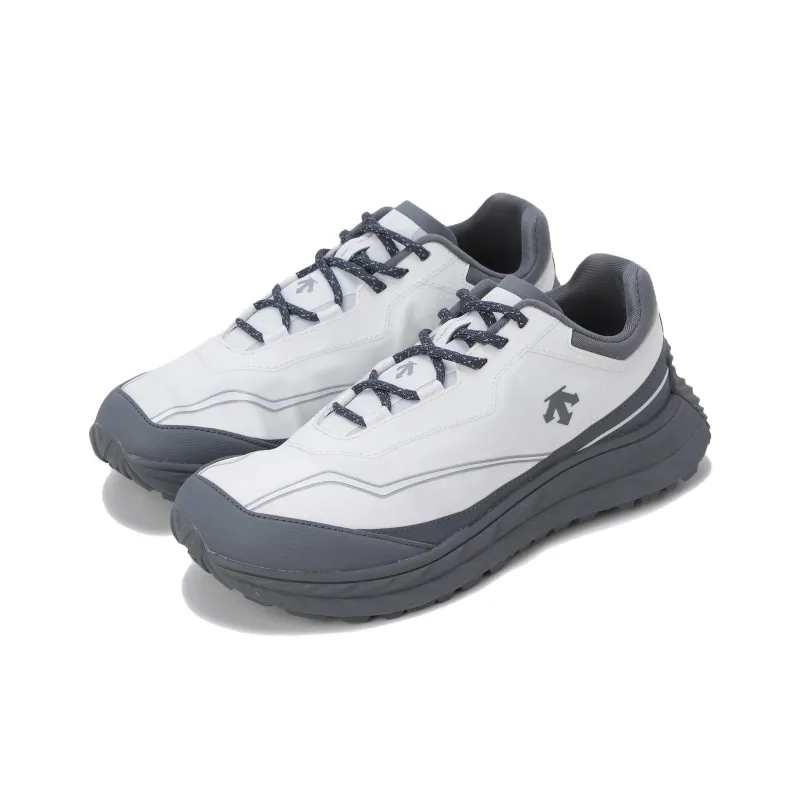 DESCENTE Terrain D Anti Slip Wear Resistant Low Top Casual Shoes Unisex White Gray-1