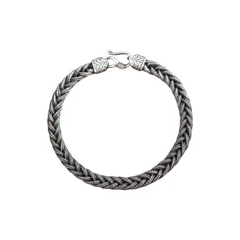 PINK U 925 Sterling Silver Bracelets Men's