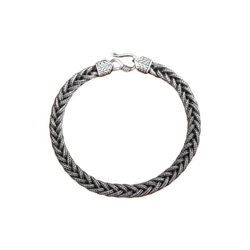 PINK U 925 Sterling Silver Bracelets Men's-0