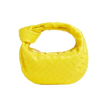 Bottega Veneta JODIE Sheepskin Handbag Mini Women's Sulfur Color