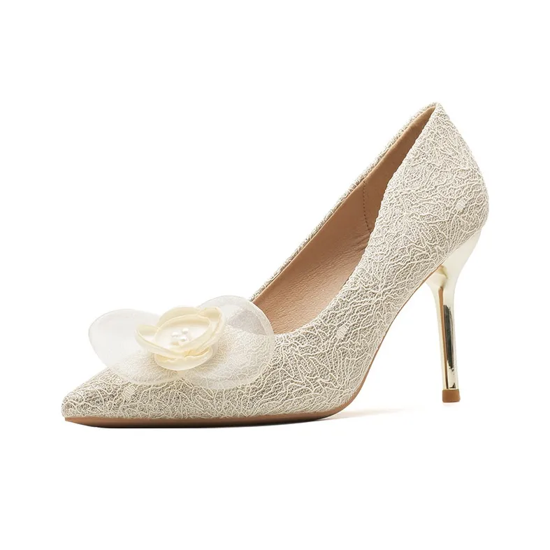 Alxnan Slim Heel High Heels Women's-8