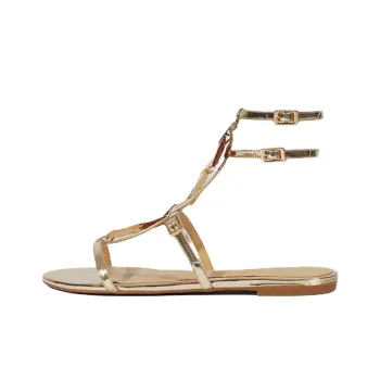 Schutz Cassand Roman Sandals Women's Gold