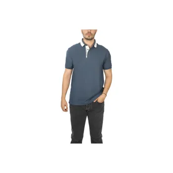 EMPORIO ARMANI Polo Shirt Men's Blue Gray