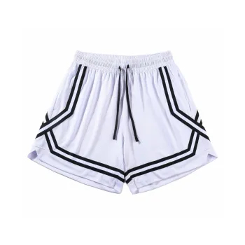 KPADB Basketball Shorts Unisex White