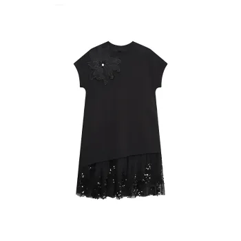 LUYOUYE Short Sleeved Dress Women's