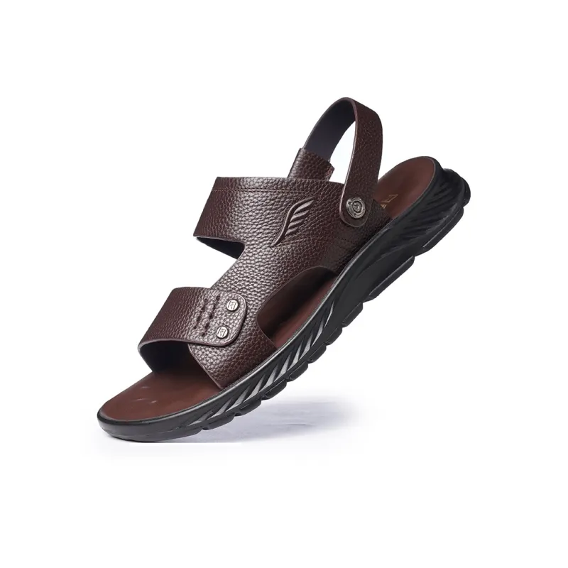 Ritai Beach Sandals Men Brown-10