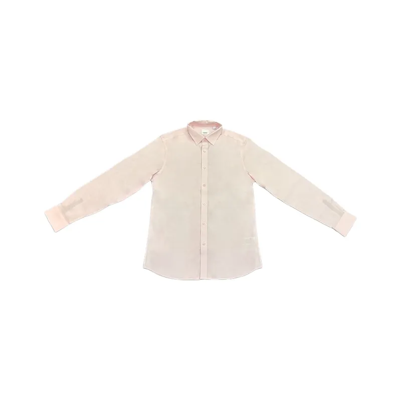 Burberry Shirts Men Pink-0