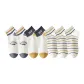 2 Ribbed Cuff Double Stripe+2 Letter MY+3 Pinstripe