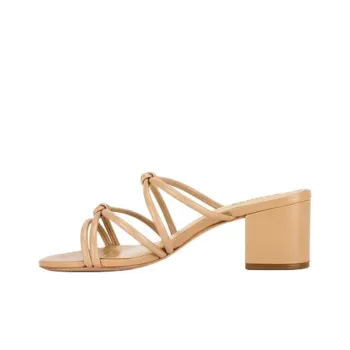 Schutz Slide Slippers 5.5cm Women's Brown