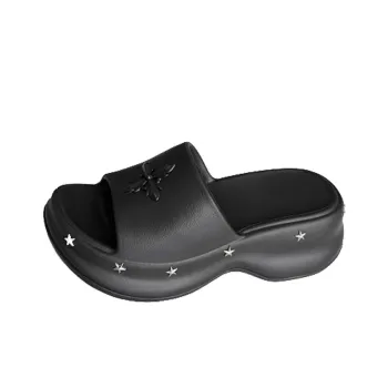 NUNZ Odor Resistant Slide Slippers Women's Black