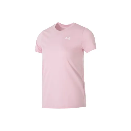 Under Armour SS25 T Shirt Women's Pink