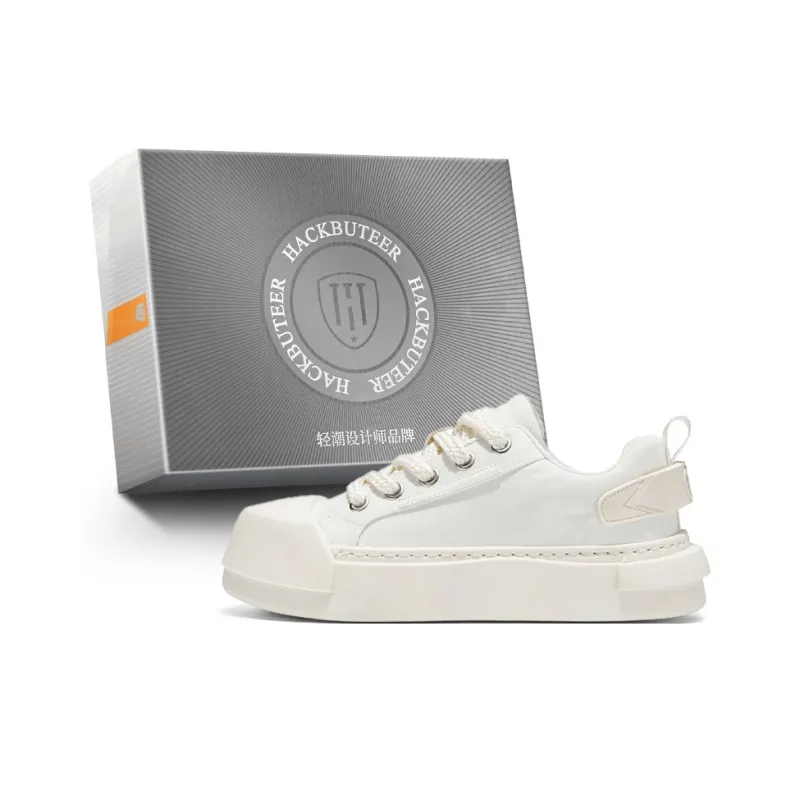 HACKBUTEER Low Top Skateboard Shoes Men's Box Included-5