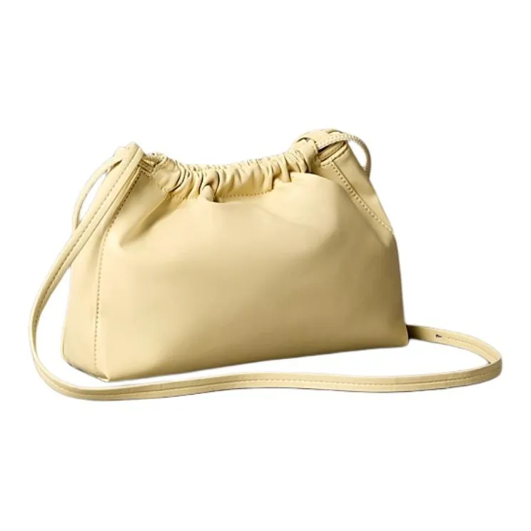 CALVIN KLEIN PU Bucket Bag, Shoulder Bag Women's Beige-1