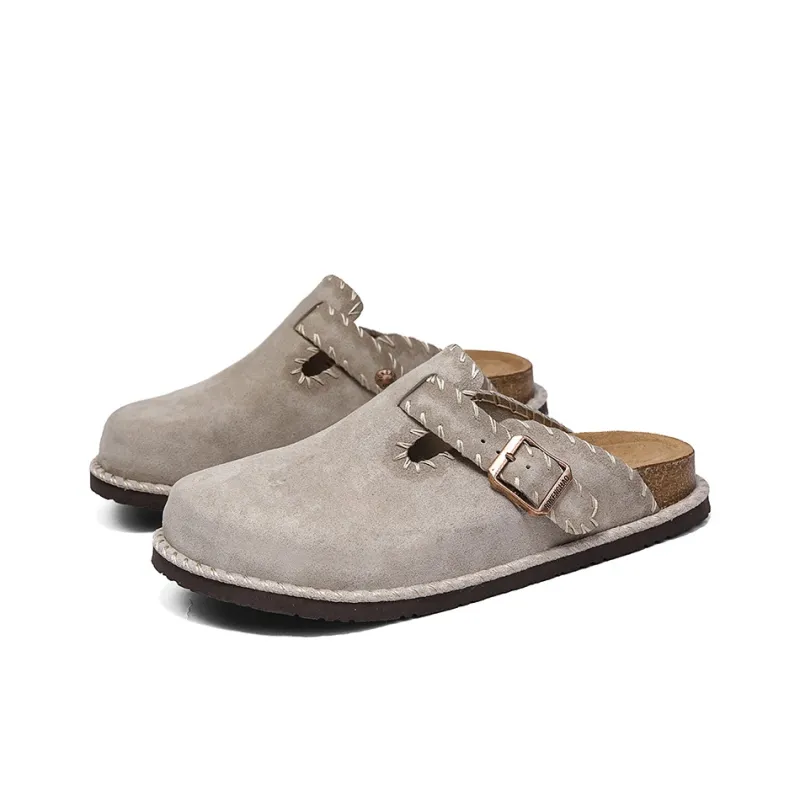 HACKBUTEER Closed Toe Slippers Unisex-12