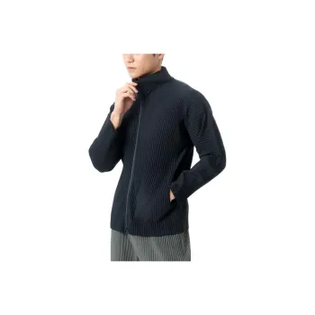 Homme Plissé Issey Miyake Jackets & Coats Men's Marine Blue