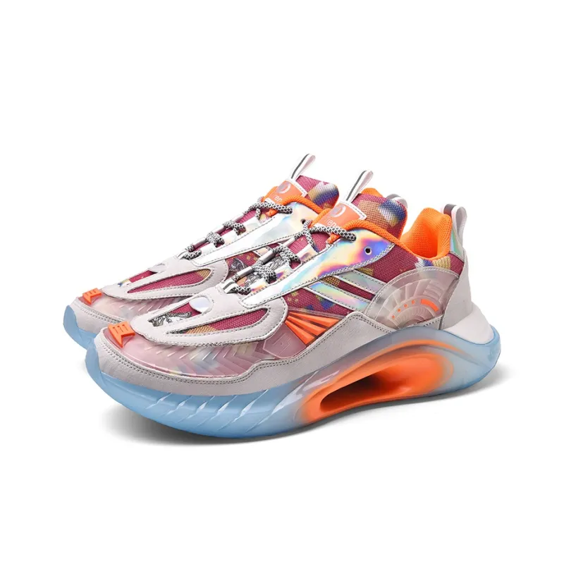 LONGDUIZHANG Cushioning, Slip Resistant, Abrasion Resistant, Support, Rebound Low Top Running Shoes Unisex-2