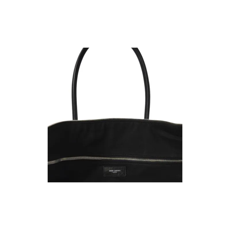 SAINT LAURENT Leather Handbag Tubas Women's Black-2
