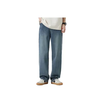 FAIRWHALE Jeans Unisex Light Blue