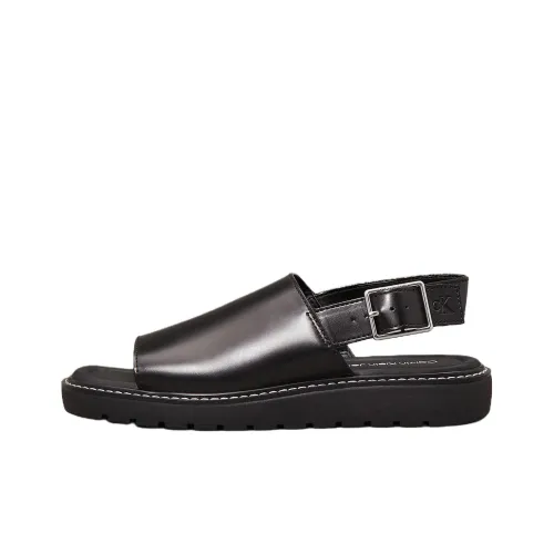 CKJ CALVIN KLEIN JEANS One Strap Sandals Women's Black