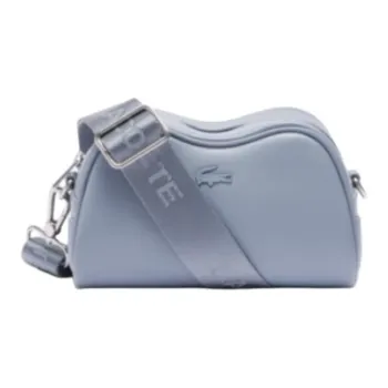 LACOSTE Cow Leather Shoulder Bag Mini Women's Light Blue