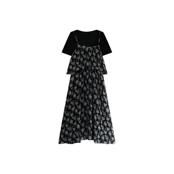 LUYOUYE Short Sleeved Dress Women's