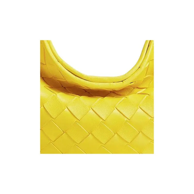 Bottega Veneta Lambskin Shoulder Bag, Crossbody Bag, Handbag Women's Sulfur-4